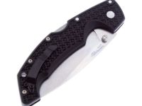 Нож складной Cold Steel Voyager Large Drop Plain Edge, сталь Aus-10A, рукоять Griv-Ex, черный