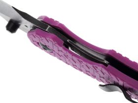 Нож складной Shuffle - KERSHAW 8700PURBW, сталь 8Cr13MoV c покрытием BlackWash™, рукоять текстурированный термопластик GFN фиолетового цвета