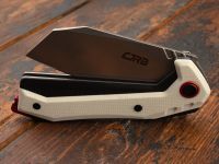 Складной нож CJRB Tigris, сталь AR-RPM9, White G10