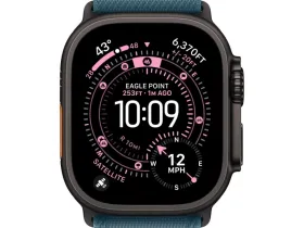 Смарт-часы Apple Watch Ultra 3 49mm Black Titanium Case with Light Blue Alpine Loop (S)