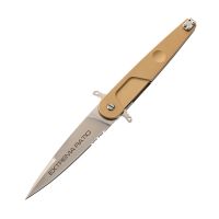 Складной нож Extrema Ratio BD4 LUCKY DESERT, сталь N690, рукоять песчаный алюминий