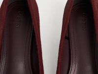 Туфли-лодочки из натуральной кожи с ворсом, Фиолетовый