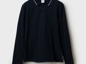 Джемпер трикотажный с воротником поло для мужчин