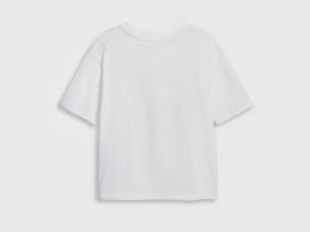 Футболка с принтом для девочек, Белый