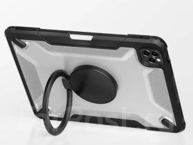 Чехол-книжка WIWU Mecha Rotative Stand Case для Apple iPad 10.9"/11" (2018-2021) (полиуретан с подставкой) (черный)