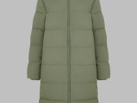 Длинный пуховик с натуральным пухом