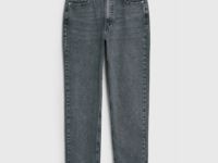 Джинсы Mom с высокой посадкой, Серый