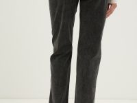 Утепленные джинсы straight fit женские