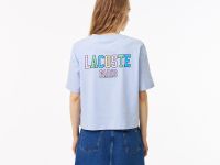 Женская хлопковая футболка Lacoste