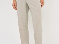 Брюки в клетку, Бежевый