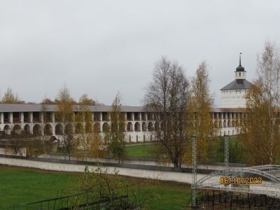 Прясло крепостной стены Нового города между Вологодской и Казанской башнями