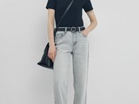 Укороченная футболка, Черный