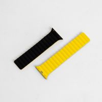 Ремешок Mutural Watch Band Molan для Apple Watch 38/40/41mm (Black/Yellow)