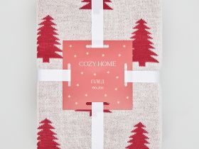 Плед Abete rosso, красный