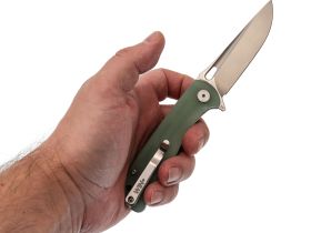 Складной нож Dr.Tech W3898GJ, сталь D2, рукоять G10, Jade