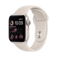 Смарт-часы Apple Watch SE Gen 2 44mm (GPS) Starlight Aluminum Case with Starlight Sport Band (M/L)