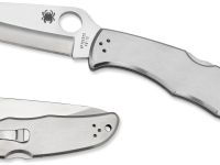 Складной нож Endura 4 - Spyderco 10P, сталь VG-10 Satin Plain, рукоять нержавеющая сталь