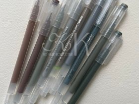 Набор ручек гелевых Languo, 0,6 мм, 9 цветов, серые цвета