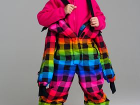 Комбинезон текстильный с полиуретановым покрытием для девочек