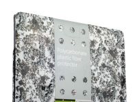 Чехол BTA-Workshop для Apple MacBook 12 пластик soft touch вид 3 цветы (черно-белый)