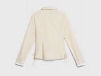 Рубашка с утяжкой по бокам для девочек, Желтый