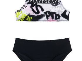 Купальный костюм трикотажный для девочек