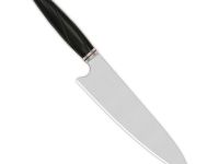 Поварской кухонный шеф нож QSP Mulan Series, сталь Sandvik 14C28N, рукоять эбеновое дерево