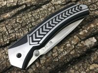 Полуавтоматический нож CRKT Lift Off 6830, сталь AUS-8, тактический фолдер, рукоять Zytel®/сталь
