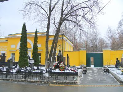 Ворота бокового въезда южного флигеля