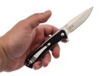 Складной нож Germes D2, черная рукоять