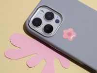 Наклейка VLP 3D розовый цветок