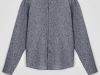 Рубашка из льна с длинным рукавом