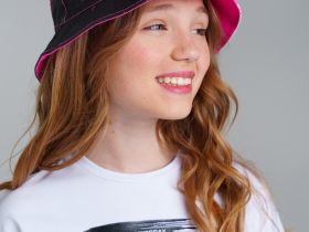 Панама текстильная для девочек