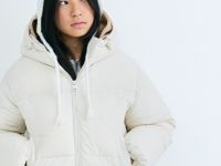 Утеплённая куртка для девочек, Бежевый