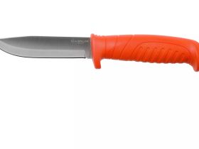 Нож с фиксированным клинком Boker Knivgar Sar Orange, сталь 420A, рукоять пластик