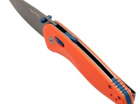 Полуавтоматический складной нож SOG Aegis Mk3 Red Indigo, сталь D2, рукоять термопластик GRN, красный