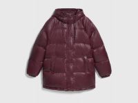 Пуховик с натуральным утеплителем, Фиолетовый