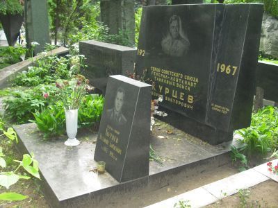 Могила - Курцев Борис Викторович (1920-1967), Герой Советского Союза