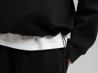 Толстовка свободного кроя из футера