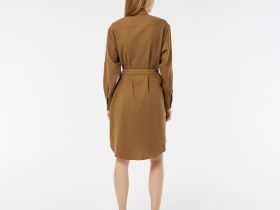 Платье Lacoste стандартного кроя с длинными рукавами и поясом