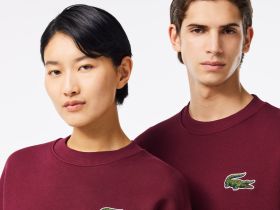 Свитшот Lacoste унисекс из органического хлопка