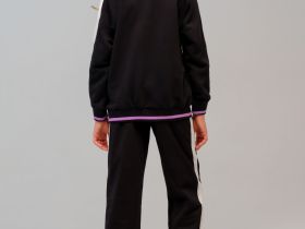 Комплект трикотажный для девочек: толстовка, брюки