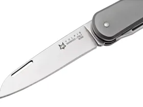 Складной нож многофункциональный Fox Vulpis Large Titanium, сталь M390, рукоять титан