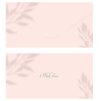 Конверт для денег MESHU "Peach", 85*164 мм, soft-touch, фольга