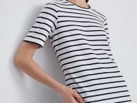 Футболка в полоску из хлопка