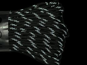 Паракорд 550 световозвращающий black, 10 м