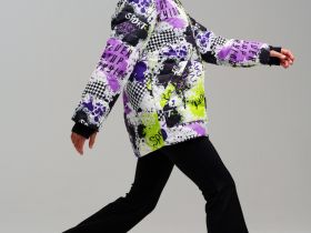 Куртка текстильная с полиуретановым покрытием для девочек