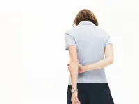 Женское поло Lacoste приталенного кроя из эластичного хлопка