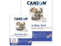 Альбом-склейка для смешанных техник Canson "ARTIST MIX MEDIA" А4 25 л 300 г