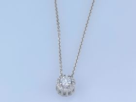 Подвеска из белого золота э4712пд07210112